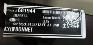 Капот для Subaru Impreza хэтчбек III (GH,GR/G12/G22) - фото 7